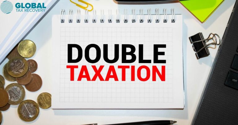 Notepad with text Double Taxation