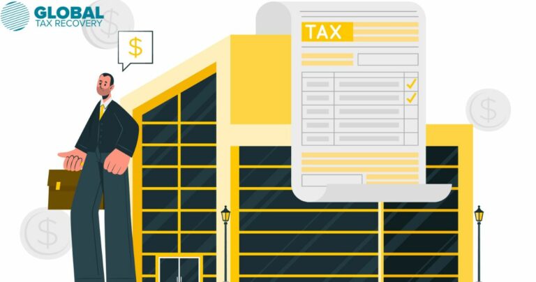 corporate tax concept illustration